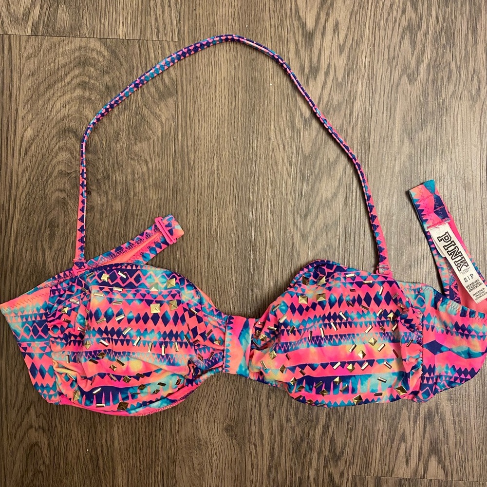 Victoria Secret PINK Tribal Strapless Bikini Top